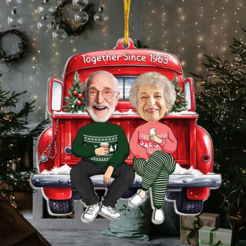 Couple Photo Ornament