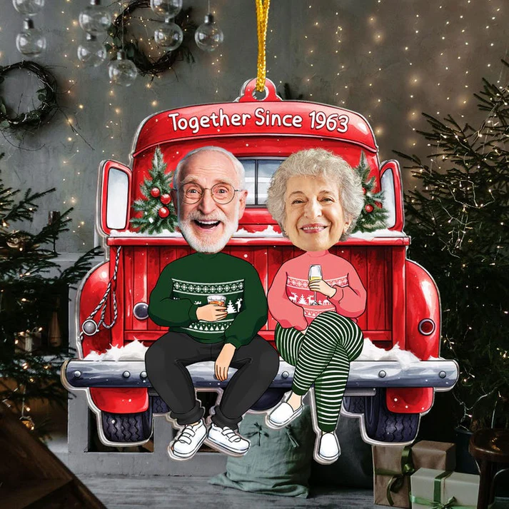 Couple Photo Ornament